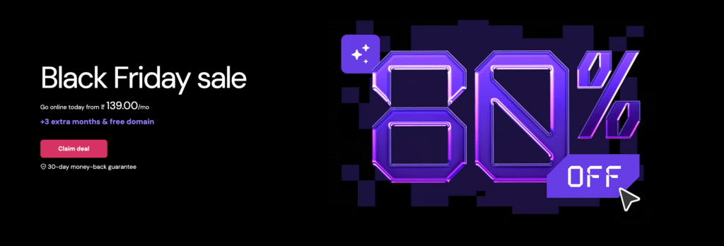 Hostinger Black Friday Sale 2025 – Up to 90% OFF + Extra 20% Coupon (PA10 / PA20)